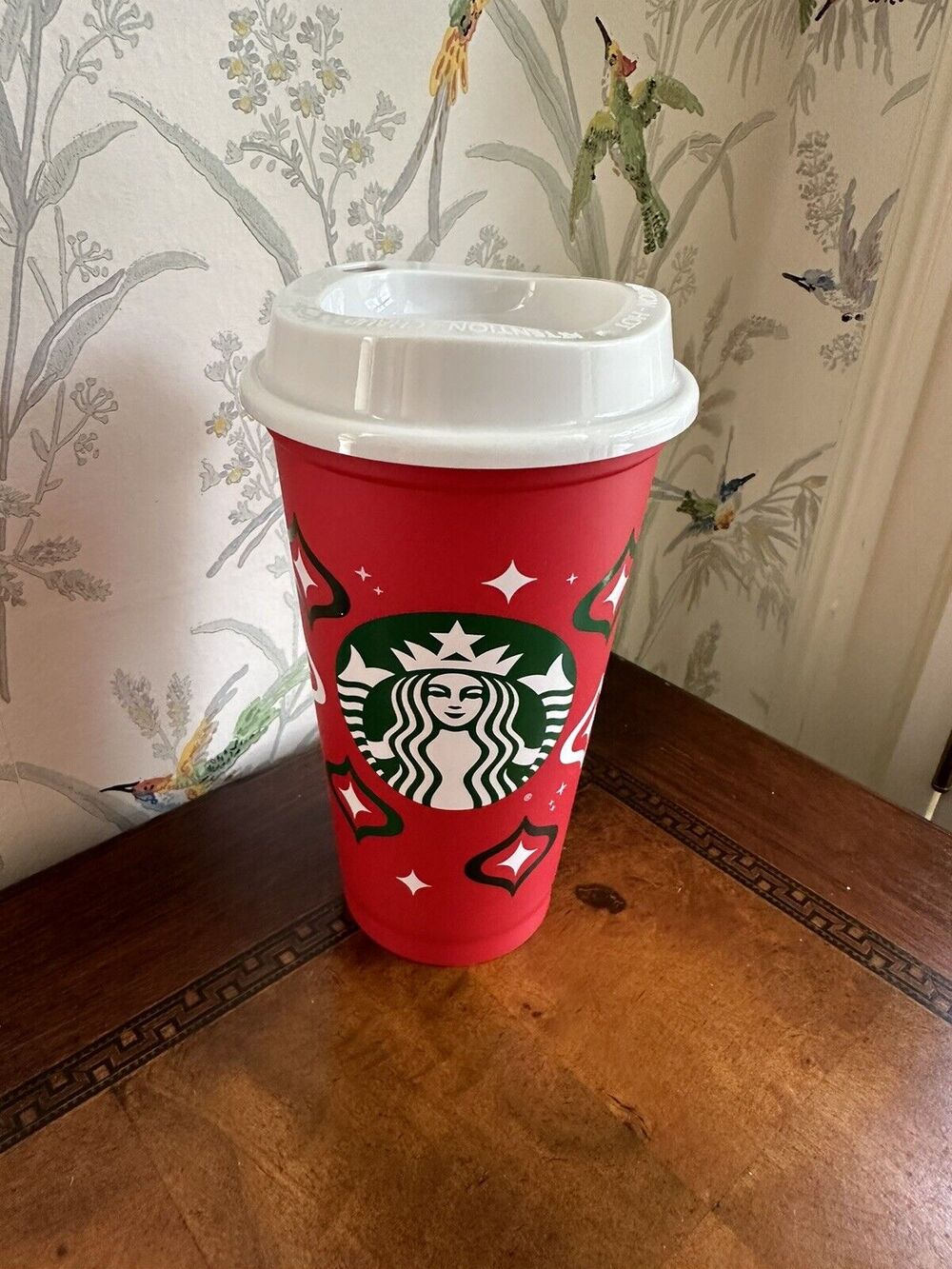 Starbucks Holiday Red Cup 2023 Christmas Collection 16 oz With Lid New Nice